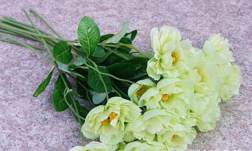 hoa vải, hoa giả