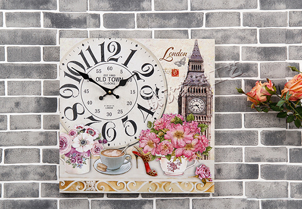 Tranh đồng hồ treo tường London rẻ đẹp