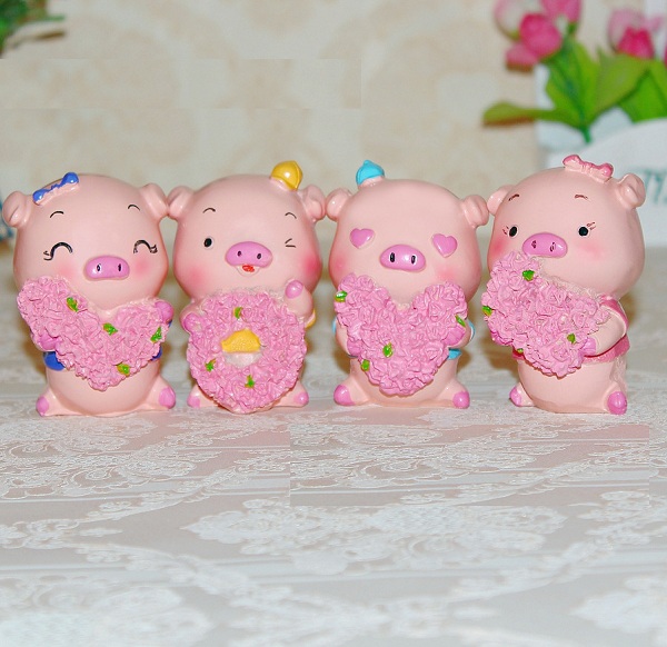 búp bê heo trang trí