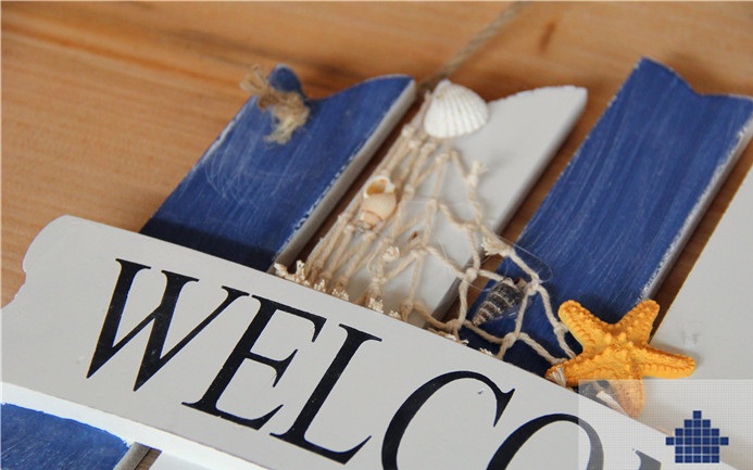 Bảng treo welcome gỗ