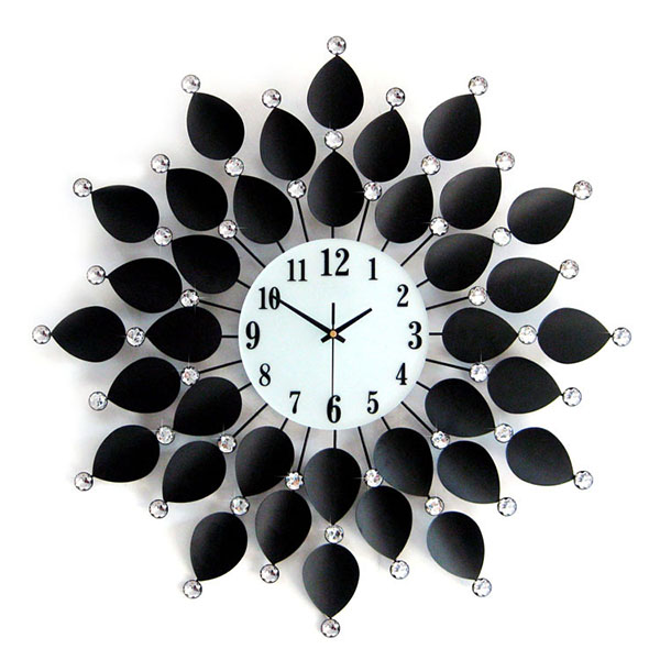 đồng hồ treo tường đính đá 12 cao cấp